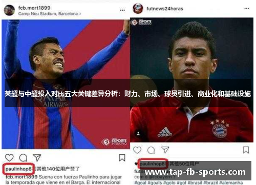 英超与中超投入对比五大关键差异分析：财力、市场、球员引进、商业化和基础设施